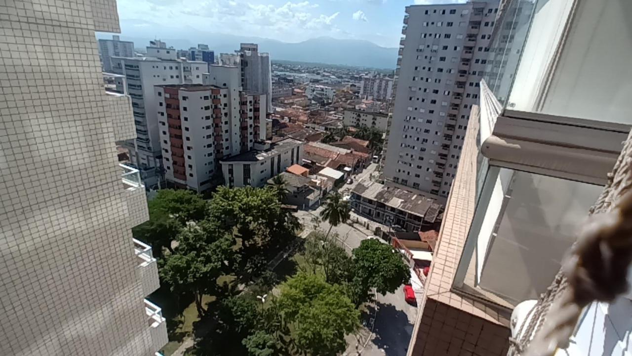 Apto Com Sacada Gourmet Vista Mar Praia Grande  Eksteriør billede